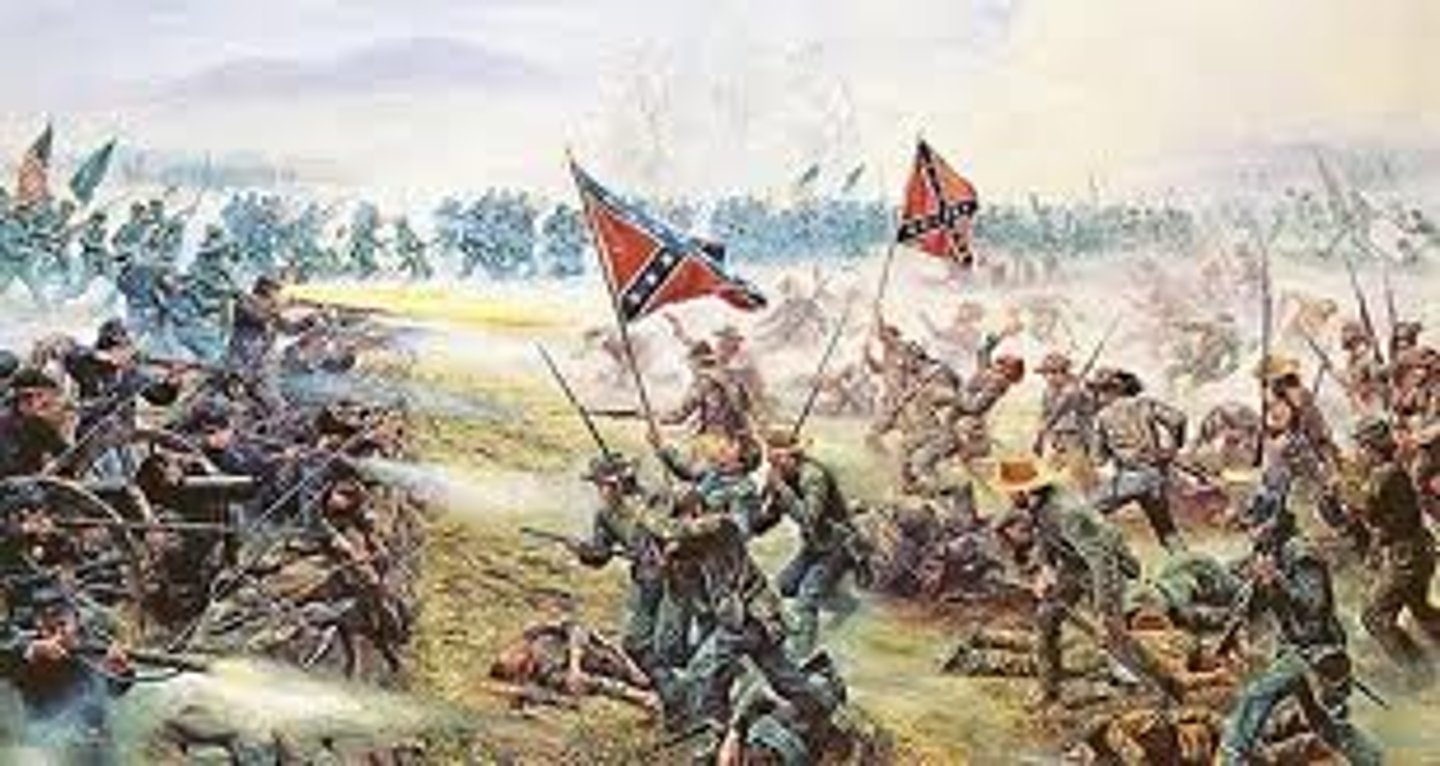 <p>Turning point battle in the Civil War; Union victory ended Confederate advance into the North.</p>
