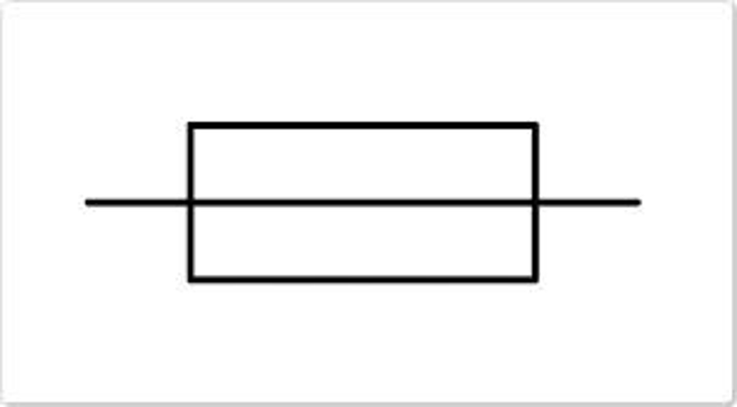 <p>- A fuse is designed to cut off the flow of electricity if the current becomes to large: <br>1. The wire heats up an melts. <br>2. This causes the wire to break, breaking the circuit and stopping the current.</p>