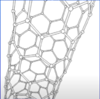 <p>Fullerenes shaped into long cylinders</p>