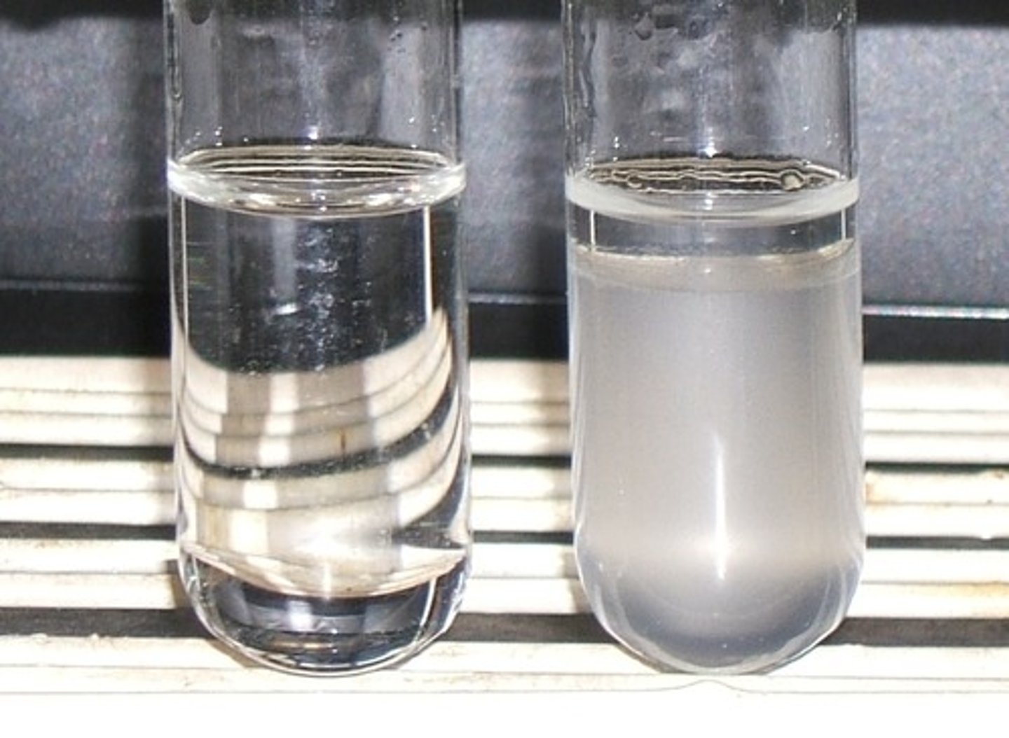 <p>Test for Alcohols; differentiates between primary, secondary, and tertiary alcohols by forming cloudiness in Lucas reagent (ZnCl₂ in HCl).</p>