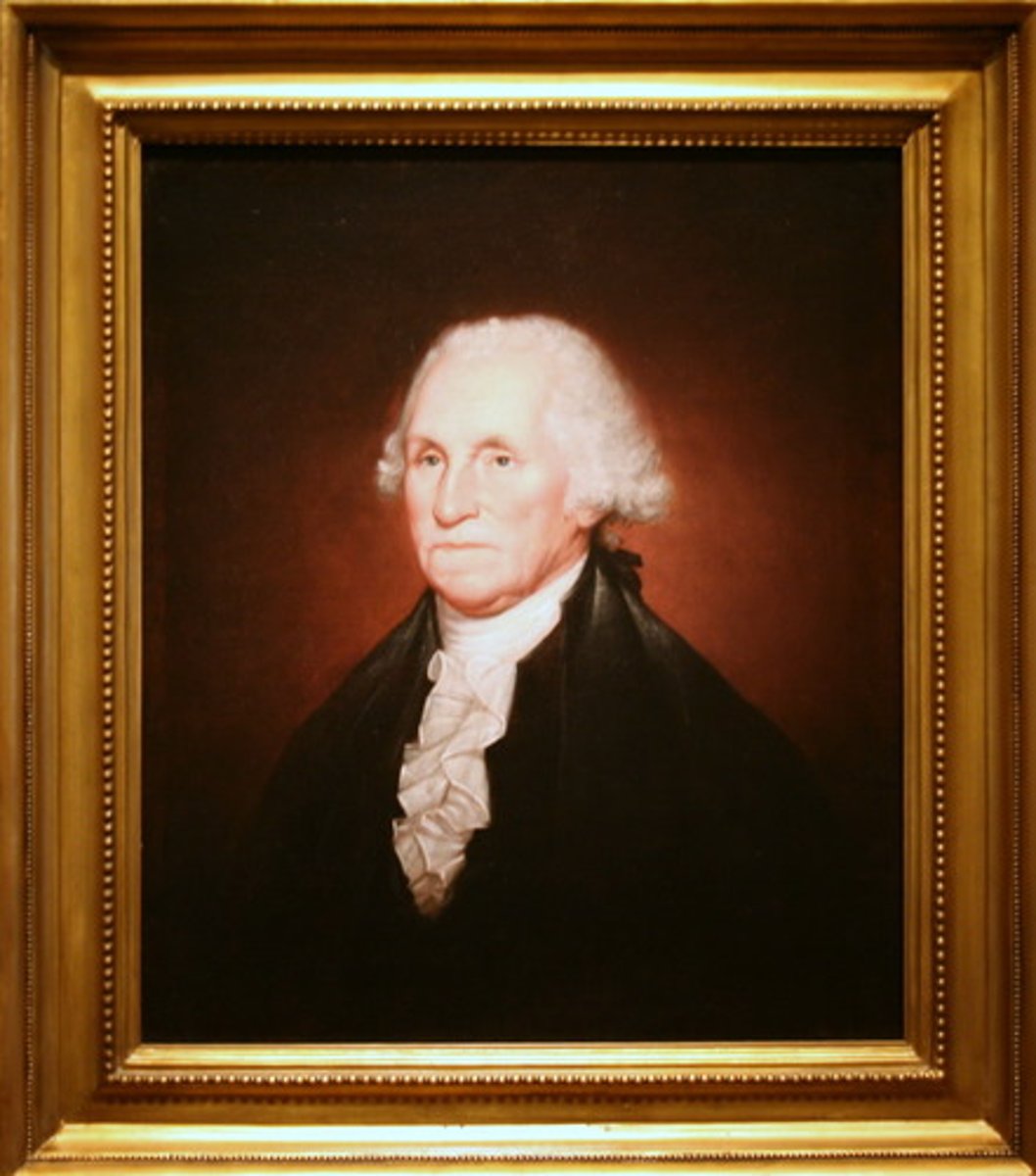 <p>1st President</p><p>1789-1797<br>1st Bank of the United States granted 20 year charter, 1791</p><p> Bill of Rights ratified, 1791</p>