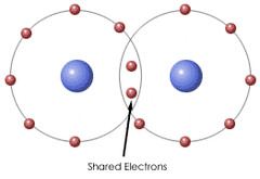 <p>chemical bond that forms when two atoms share electrons</p>