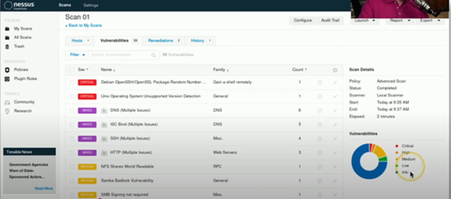 <p>• Usually minimally invasive</p><p>- Unlike a penetration test</p><p>• Port scan</p><p>- Poke around and see what's open</p><p>• Identify systems</p><p>- And security devices</p><p>• Test from the outside and inside</p><p>- Don't dismiss insider threats</p><p>• Gather as much information as possible</p><p>- We'll separate wheat from chaff later</p>