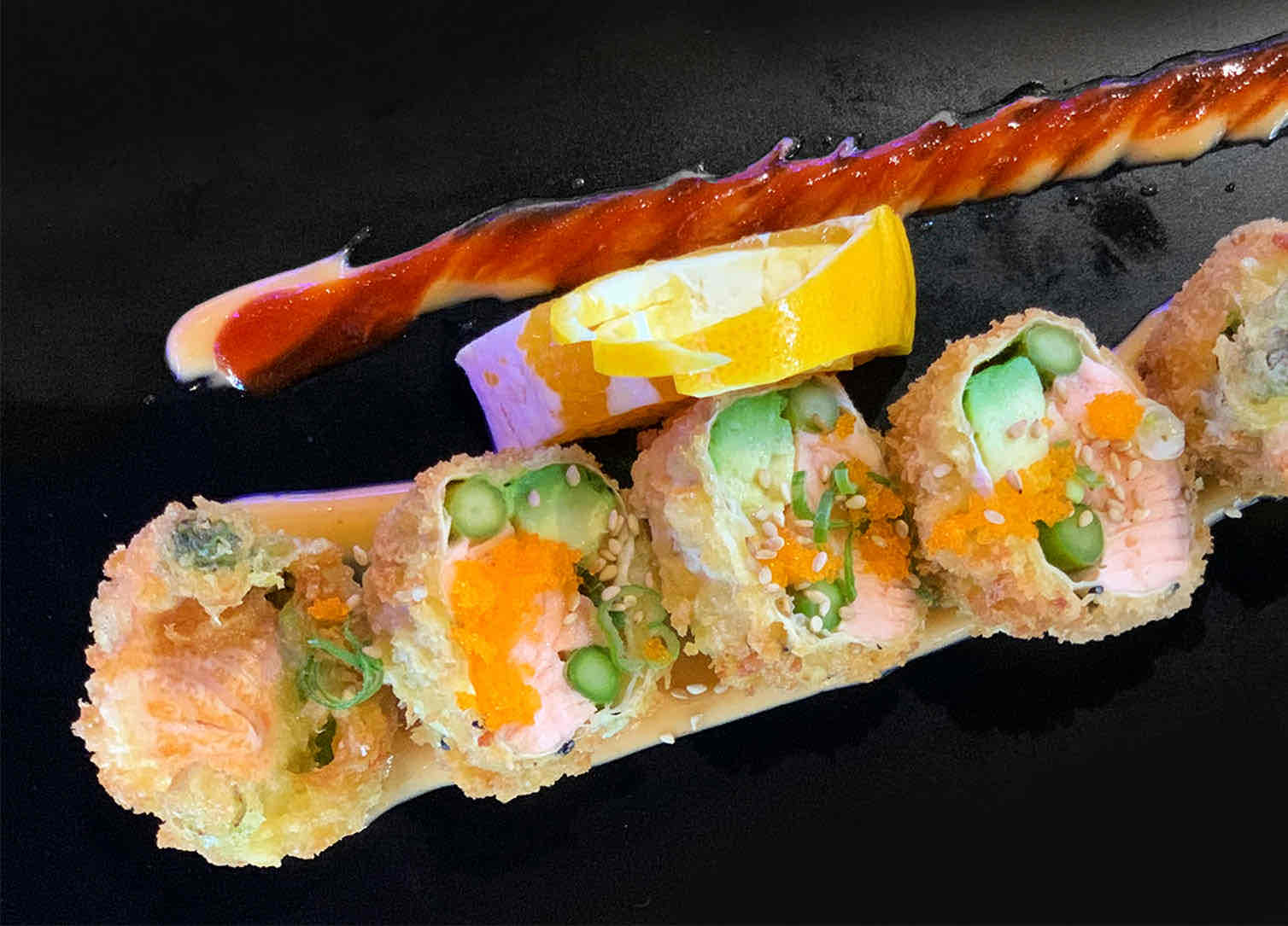 <p>Salmon crunch</p>