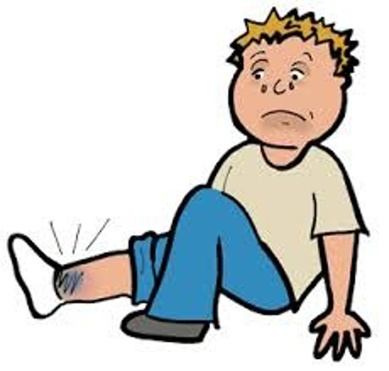 <p>To sprain (one's ankle)</p>
