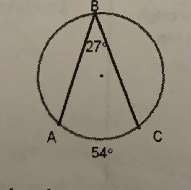 <p>½ arc </p>