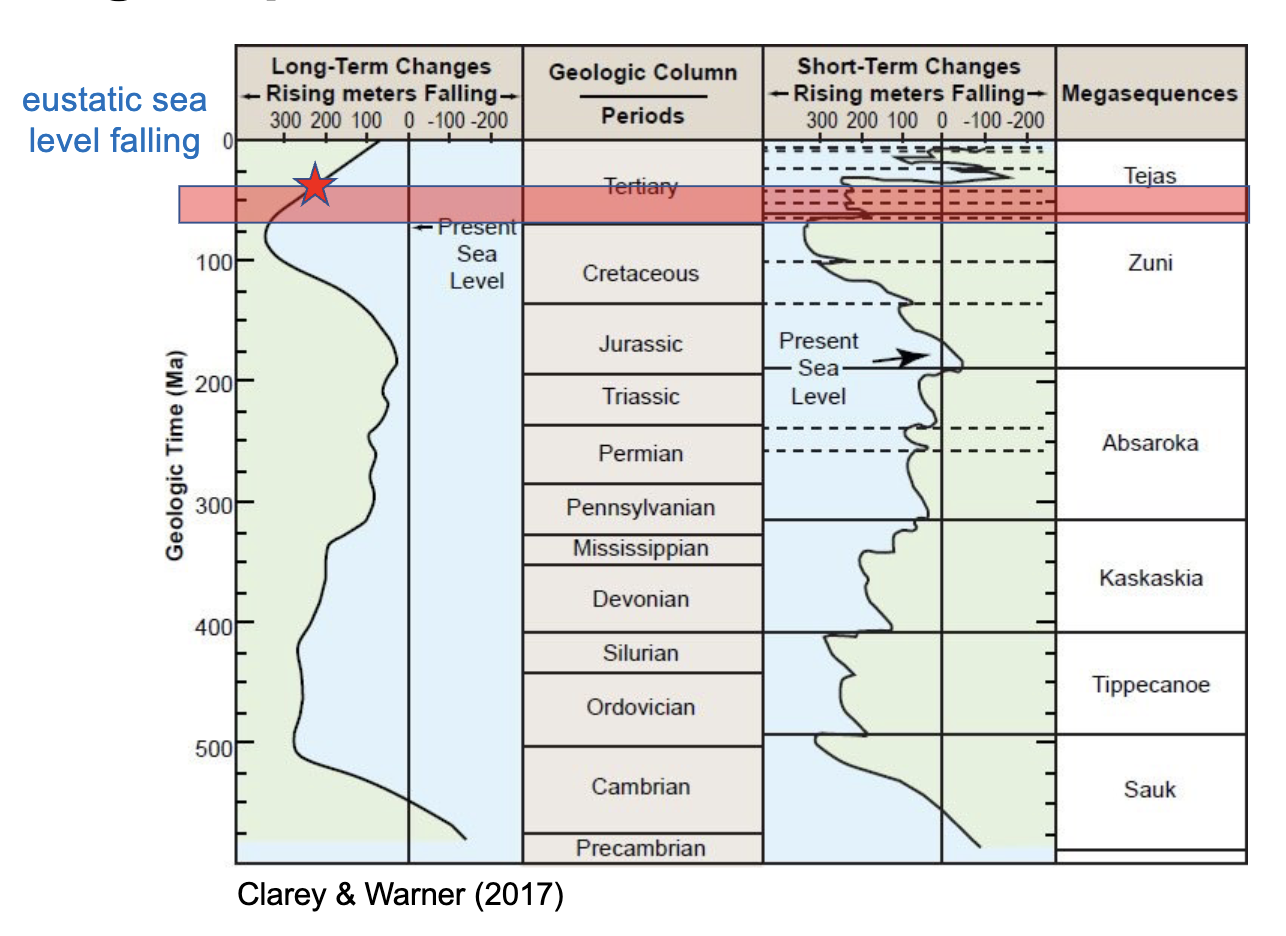 <p>Beginning Paleocene-End Oligocene</p>