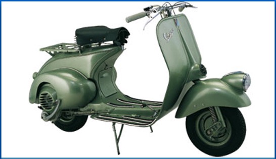 <p><span style="color: rgb(34, 87, 122)"><strong>1949 Piaggio <em>Vespa 125</em></strong></span></p>