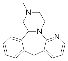 <p>Mirtazapine - how many H bond acceptors + H bond donors does it have?</p>