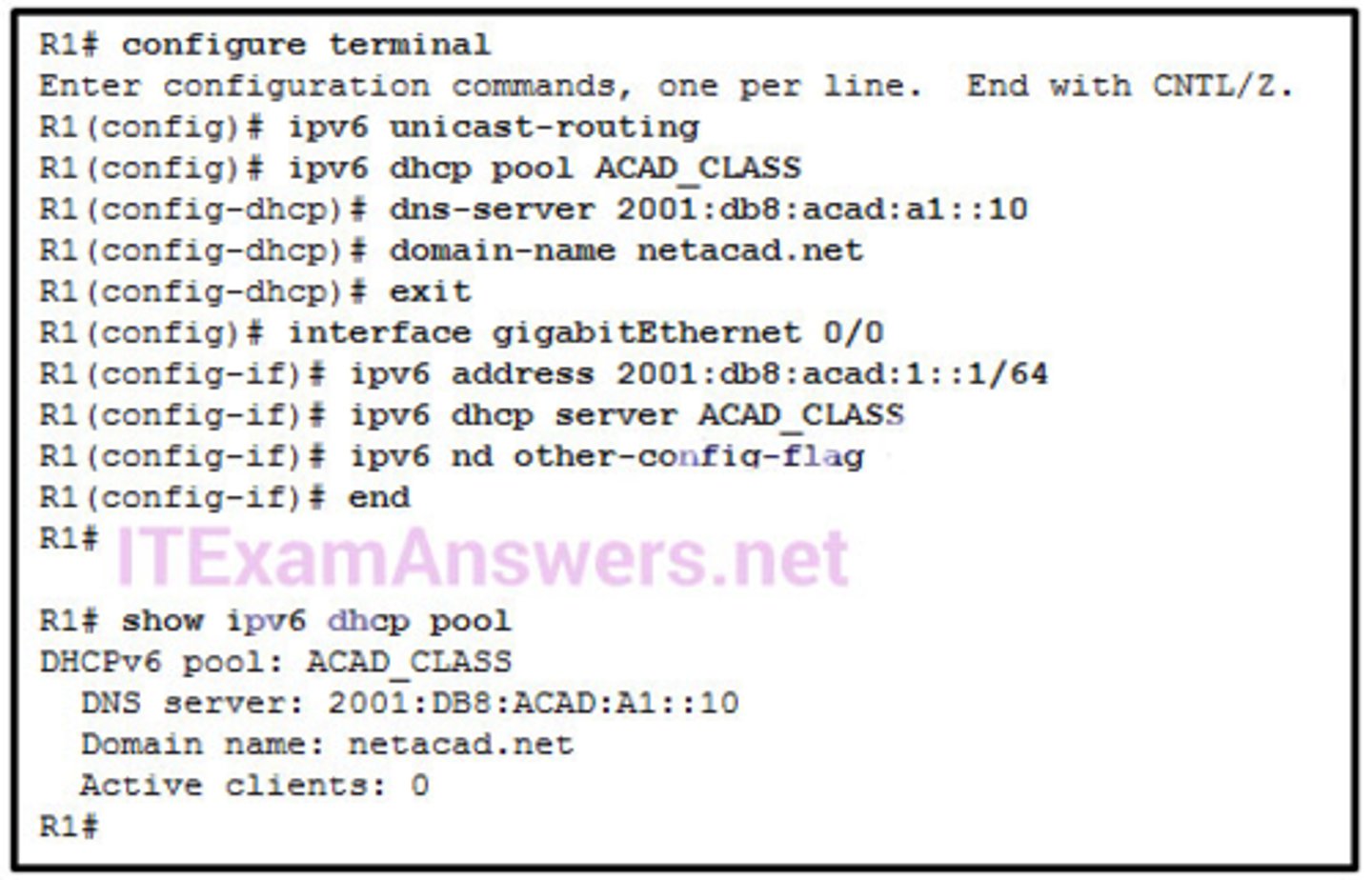 <p>The state is not maintained by the DHCPv6 server under stateless DHCPv6 operation</p>