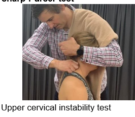 <ul><li><p>fixes C2 with pincer grip</p></li><li><p>posterior pressure applied</p></li></ul><p></p>