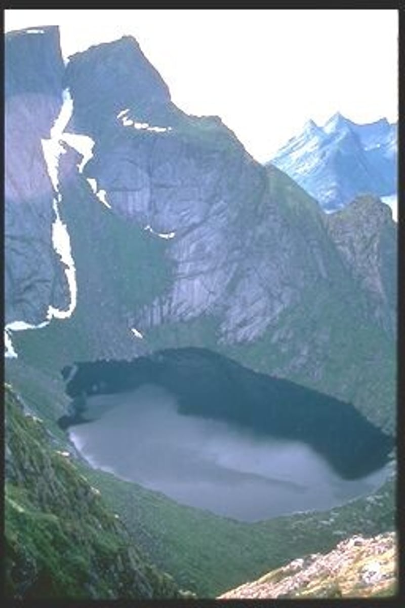 <p>-remains of glacial sources</p><p>- frost wedges the rock at bottom of glacier</p>