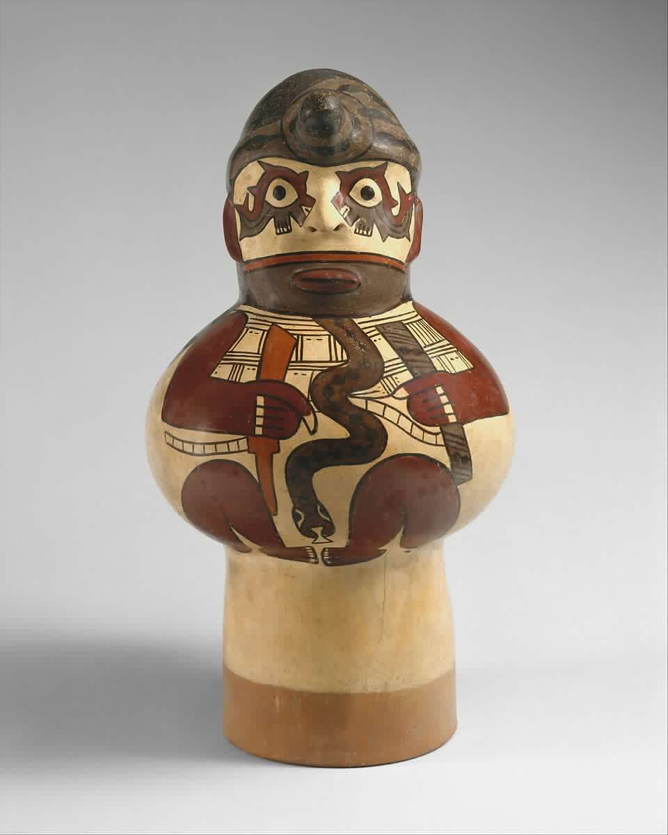 <p>Nasca Pottery (Drum) </p>