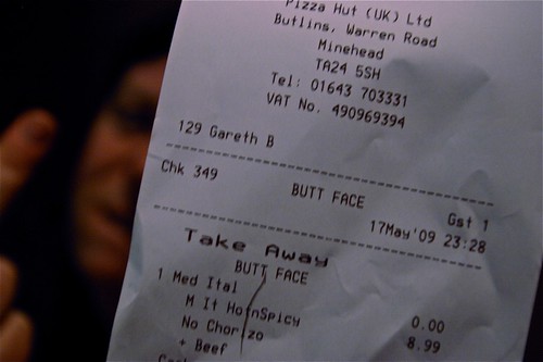a receipt