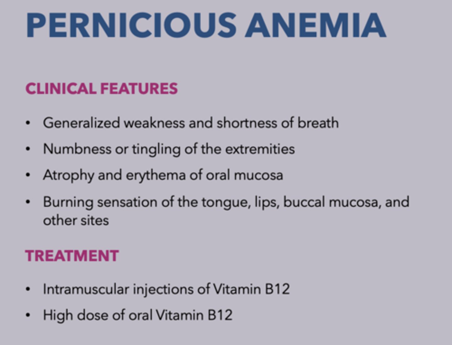 <p>pernicious anemia</p>