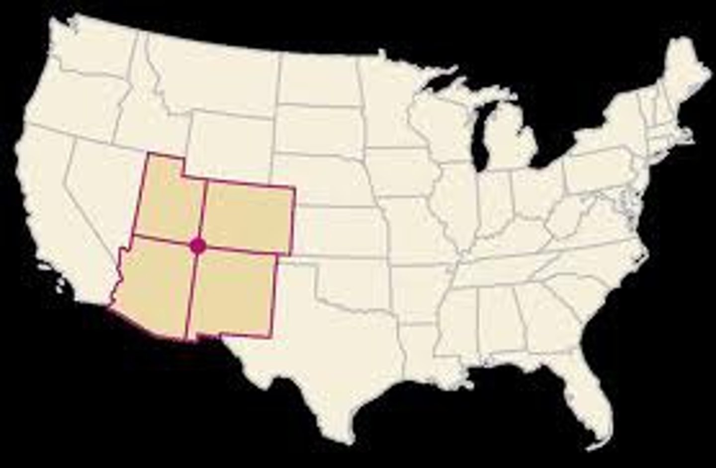 <p>Political boundaries that are defined and delimited by straight lines. (usually based on latitude or longitude)</p>