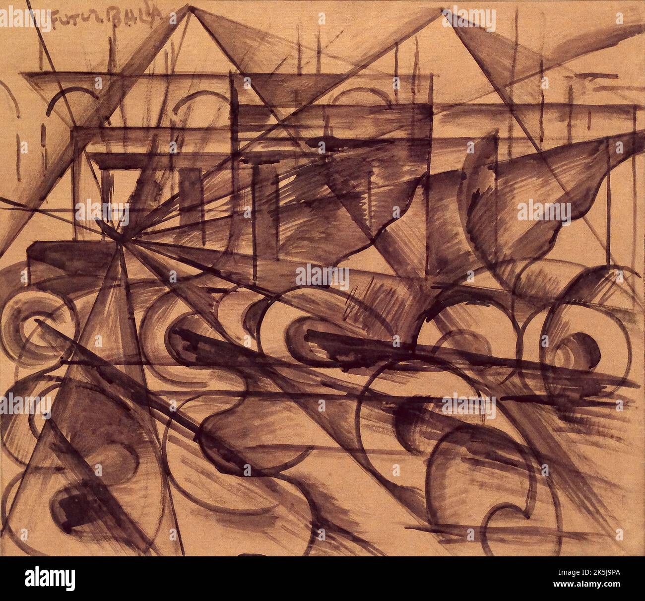 <p>Velocità di automobile (Automobile Speed), 1913</p>