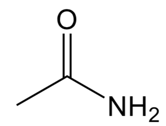<p>Has C =o group with a N and C attached to the C in the double bond</p>