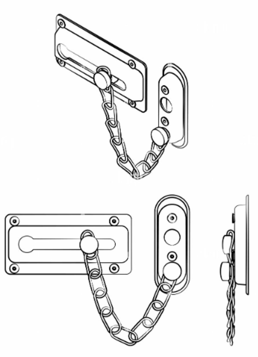 <p>CHAIN BOLT</p><p>a bolt with a chain attached for drawing it out</p>