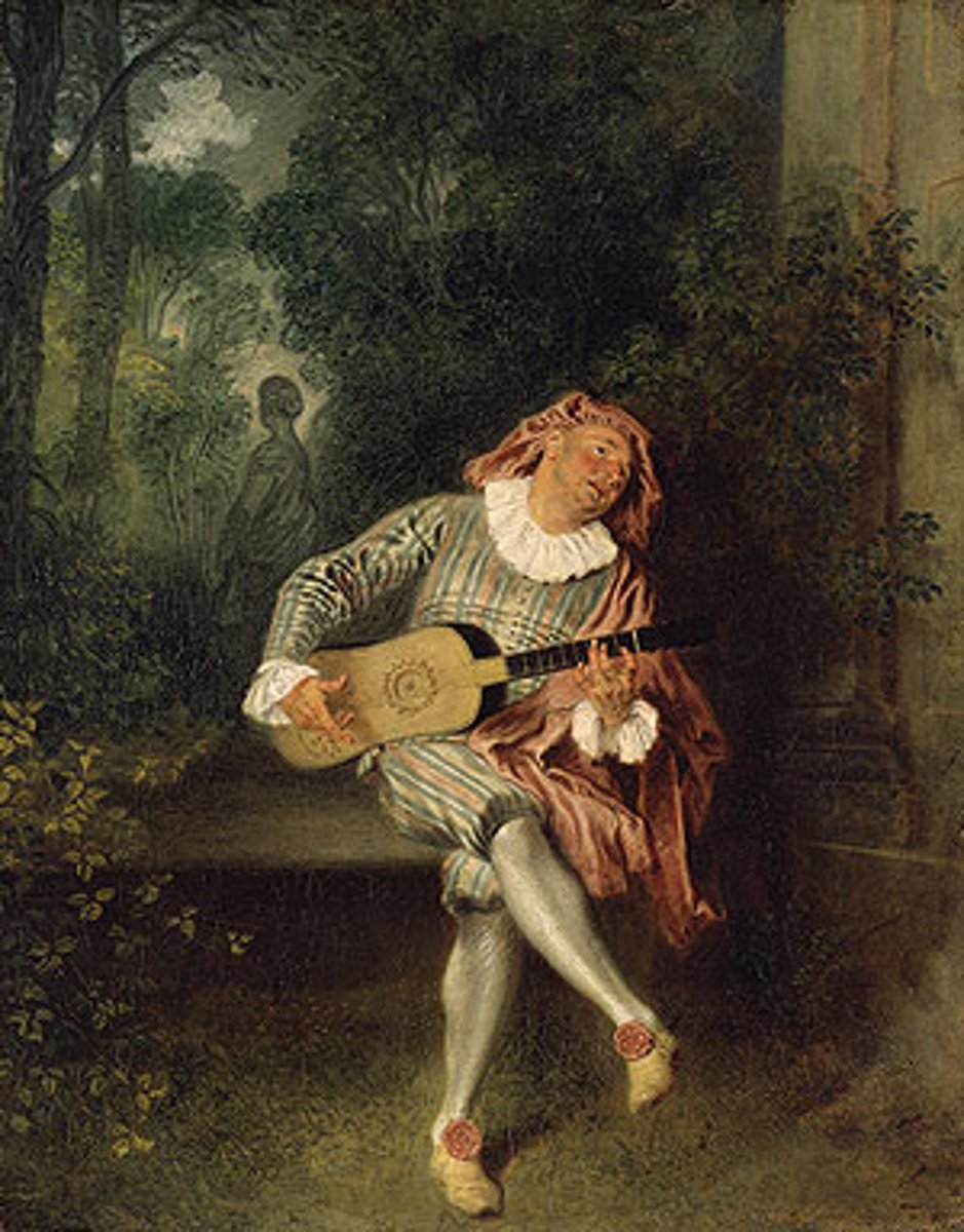 <p>Influenced by the French Revolution and the Industrial Revolution (drastic societal changes); Salons; carefree lifestyle/high fashion; moved away from Baroque heroic subjects and dark color; moved to more delicate/pale colors; theme of romantic love.</p>
