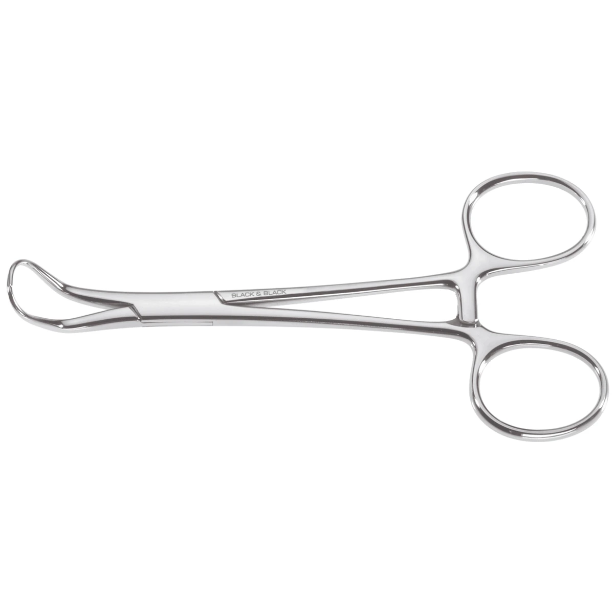 <p>most common style of towel clamp. Penetrating tips and is available in 2.5 or 5.5 inch sizes </p>