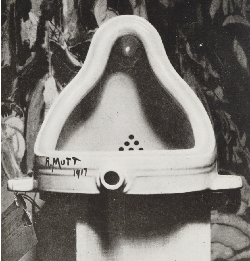 <p>Marchel Duchamps Fountain (1917)</p>