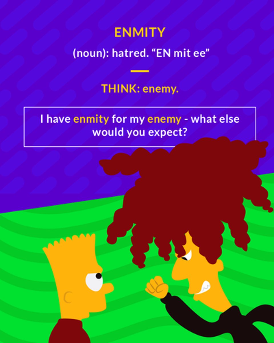 <p>hatred</p>