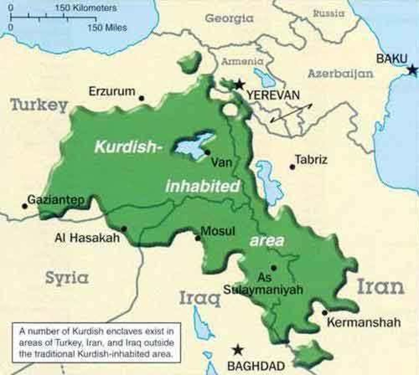 <p>an ethnic group is divided among more than one state. (Ex. In the Caucasus region the Kurds.)</p>