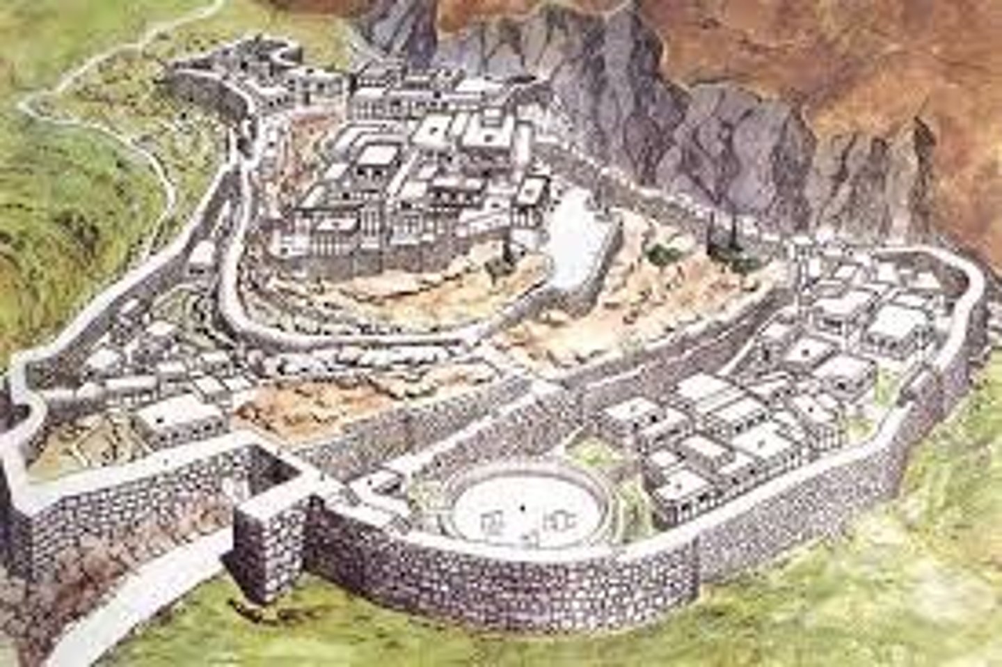 <p>3000-1200 BCE, cyclopean masonry</p>