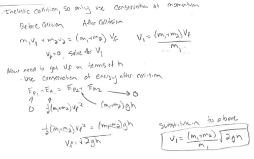 perfect inelastic answer