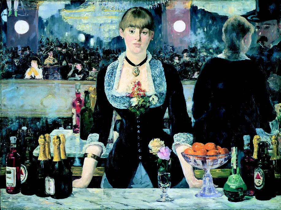 <ul><li><p>Edouard Manet</p></li><li><p>Colore not designio</p></li><li><p>Bit smoky from all the cigarettes</p></li></ul>