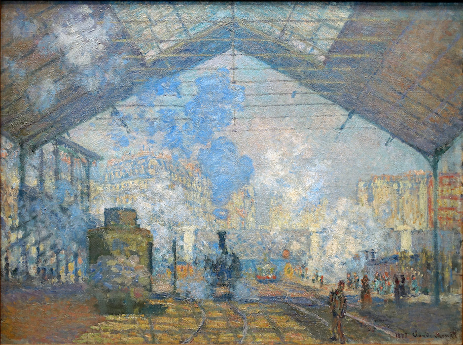 <p>Claude Monet, <em>Saint-Lazare Train Station</em> 1877. Oil on Canvas.</p>