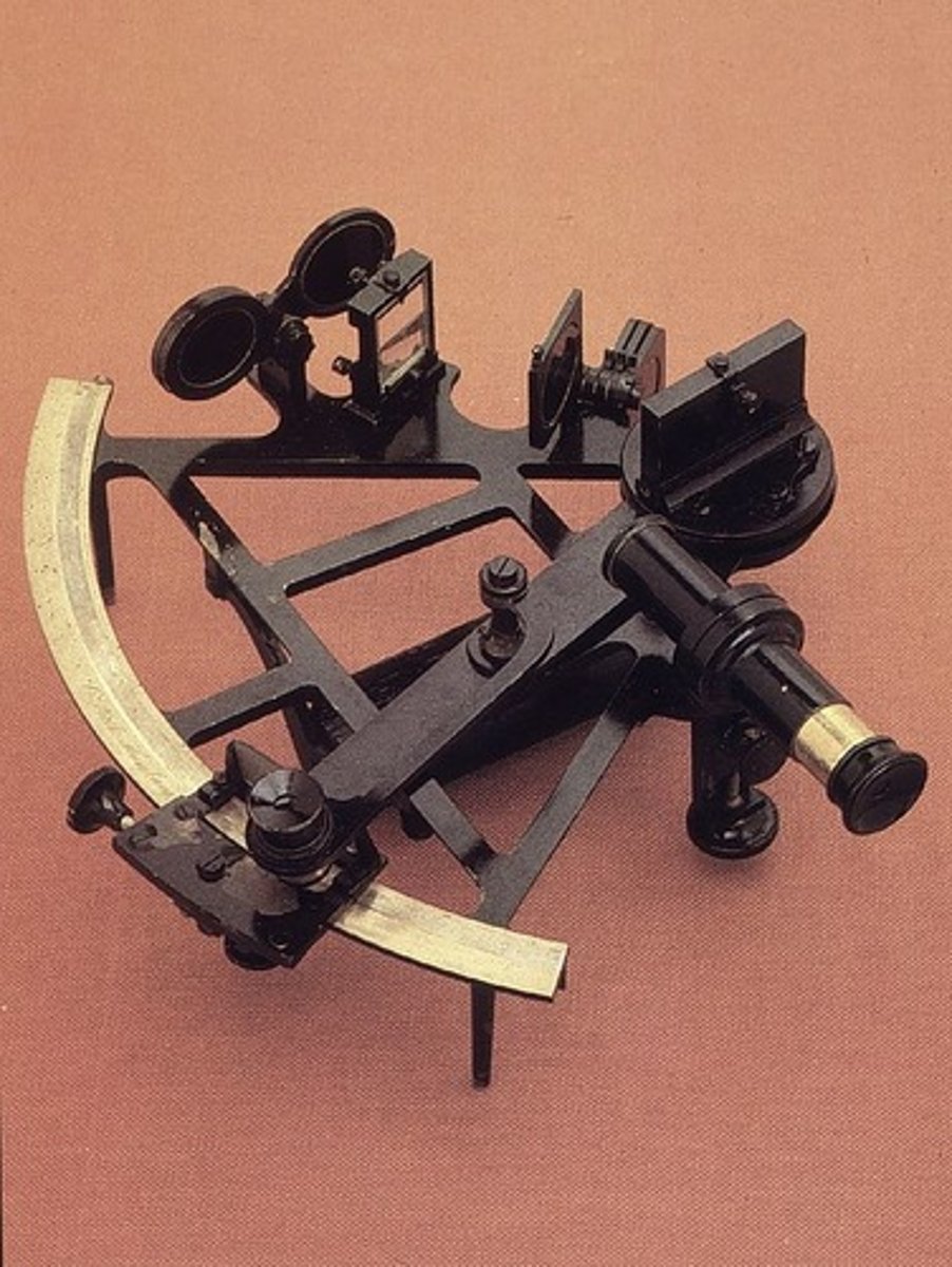 <p>sextant - like a GPS, determined longitude, and latitude</p><p>joint stock companies - people collect all their money together in order to pay for explorations</p>
