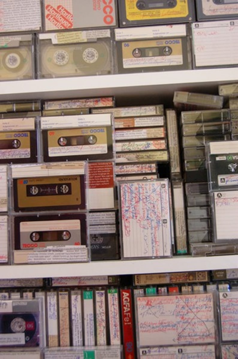 <p>the cassette tapes</p>