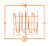 <p>•An alternating p.d makes the current also alternate from positive to negative in successive cycles.</p><p>•It has two identical terminals. The frequency changes direction back and forth every second.</p><p>•<span>On a voltage-time graph, this would appear as a curve alternating between positive and negative voltages. The positive and negative values indicate the direction of current flow.</span></p>