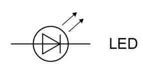 <p>Light emitting diode (LED)</p>