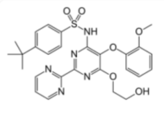 <p>What of the following is NOT true about this drug?</p><p>a) This drug can potentially cause an allergic reaction</p><p>b) This drug is a competitive antagonist at the endothelin receptor</p><p>c) This drug is a competitive antagonist at the angiotensin II receptor</p><p>d) This drug is used in the treatment of pulmonary hypertension</p>