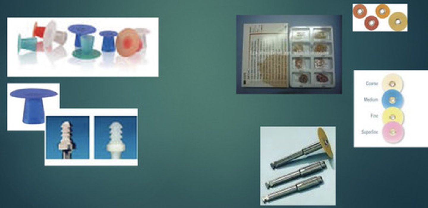 <p>- step 3 of composite</p><p>- polishing</p>