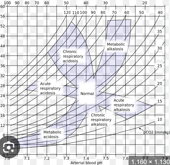 <p>Welke parameters kun je aflezen via Siggaard-Anderson grafieken?</p>