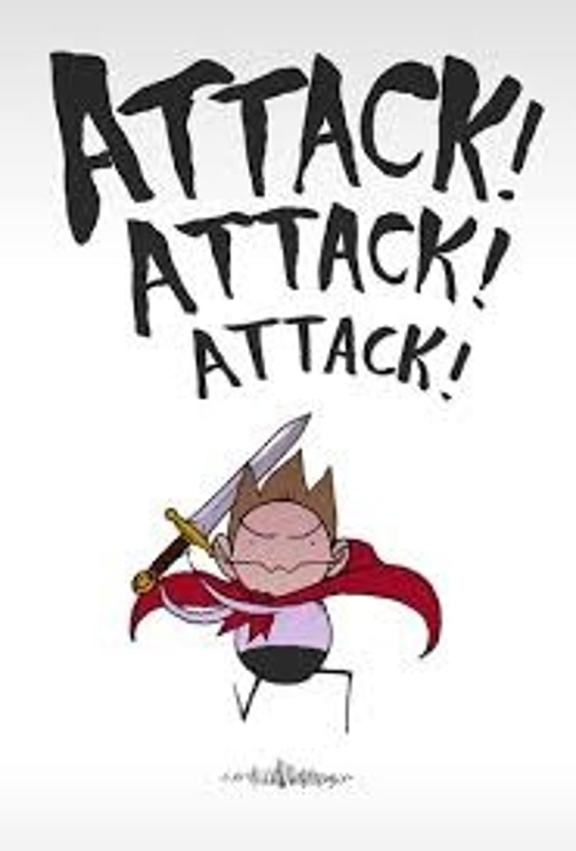 <p>Attack violently or criticize strongly (assault, criticize)</p>