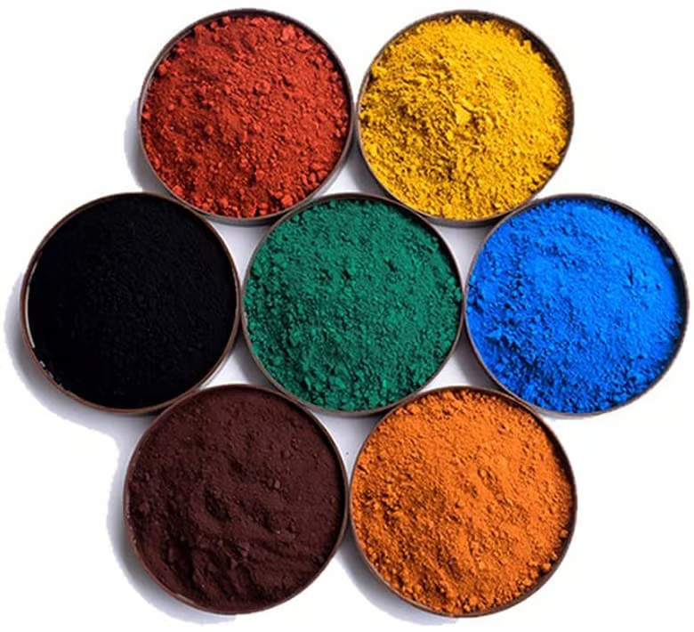 <p>Iron Oxides and Oxyhydroxides:</p><p>Colours</p>