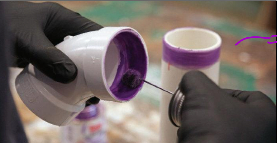 <p>definition: <strong>PVC</strong> is a lightweight, rigid plastic piping material commonly used in <strong>drain, waste, and vent (DWV) systems</strong>. It is joined using <strong>solvent cement (glue)</strong> that chemically fuses the pipe and fittings together. (PRIMER AND GLUE)</p><p>importance: </p><ul><li><p><strong>lightweight and easy to install</strong>, reducing labor time</p></li><li><p><strong>corrosion-resistant</strong>, unlike metal pipes</p></li><li><p><strong>smooth interior</strong>, allowing efficient flow and fewer clogs</p></li><li><p><strong>cost-effective</strong> compared to cast iron or copper</p></li></ul><p></p>