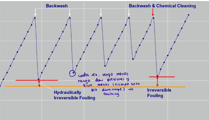 <p>* gráfico de una filtración frontal a flujo cte</p><p>????</p>