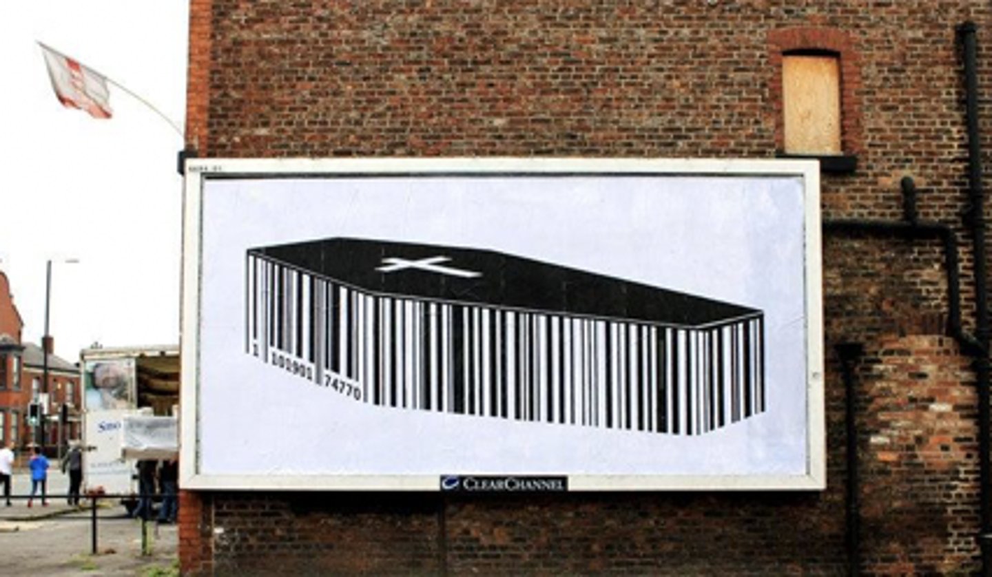 <p>a) Brandalism is an international group of artists</p><p>b) One of their largest events was to address the greenwashing of the Paris Climate talks in 2015. The event was sponsored by companies that produced and consumed fossil fuels. World leaders were also criticized for their sponsorship by similar companies</p><p>c) Used <strong>detournement-replacing advertisements with their subvertisements to call attention to contradictory information</strong></p><p>d) Asks the viewer to question the visual language that advertising uses and that consumers assume are "safe"</p>