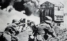 <p>(1942) World War II battle between invading German forces and Soviet defenders for control of Stalingrad; each side sustained hundreds of thousands of casualties; Germany&apos;s defeat marked turning point in the war</p>