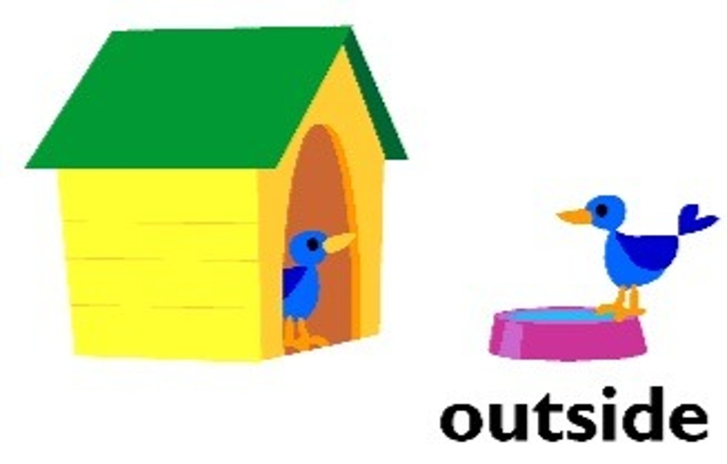 <p>outside</p>