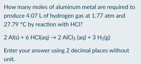 <p>How to find mol of a compound for a gas reaction</p>