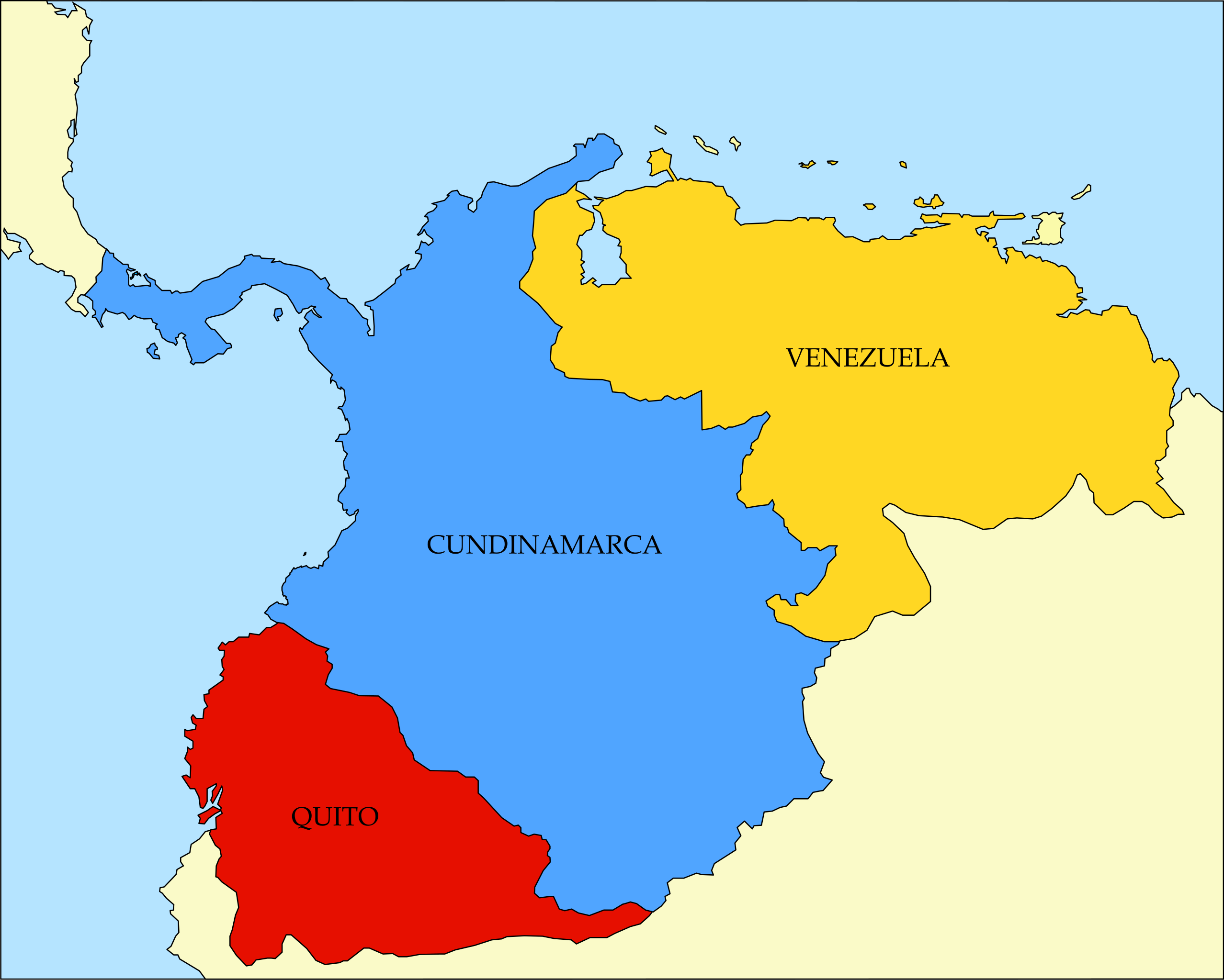 <p>Gran Colombia</p>