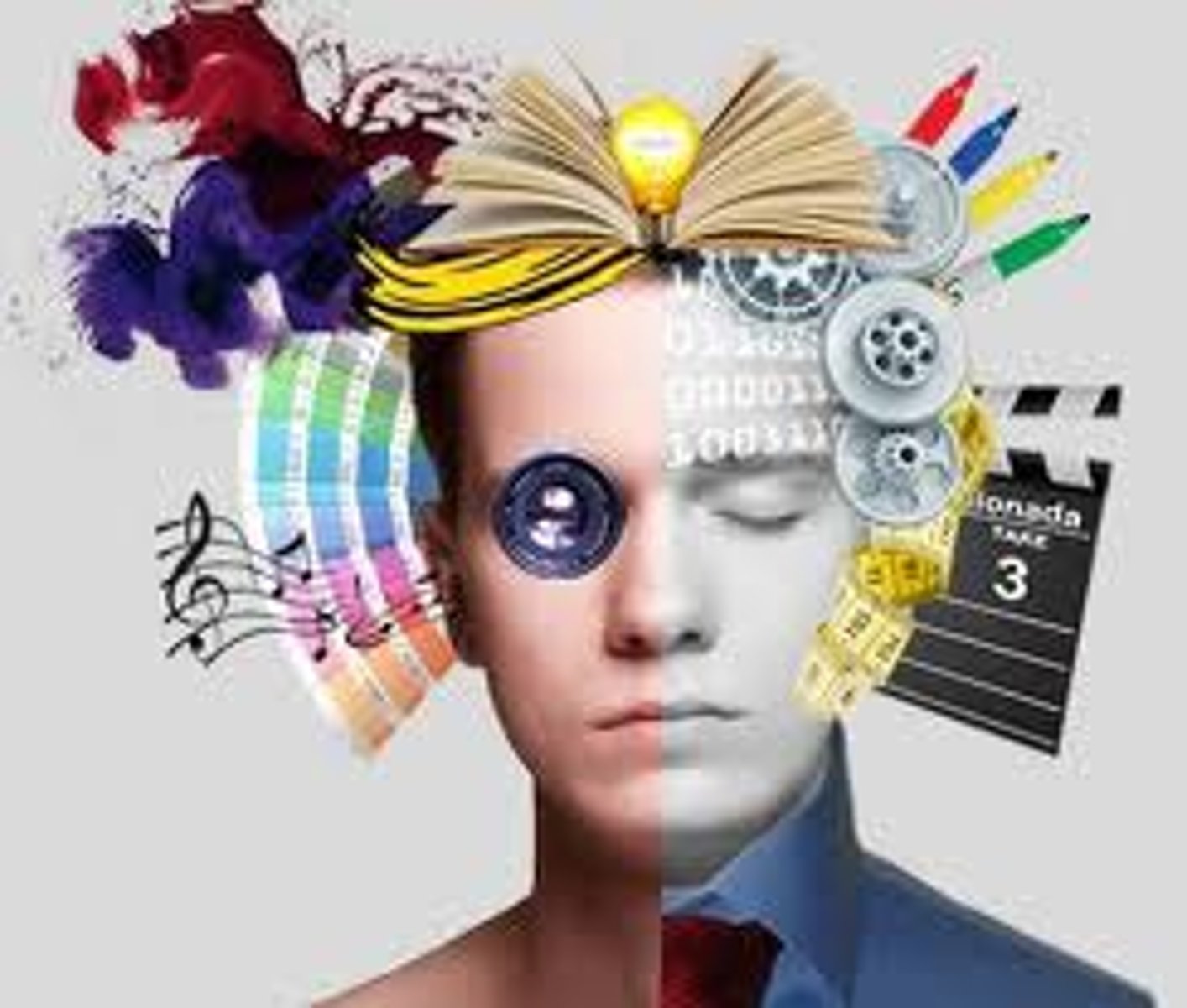 <p>using imagination to make new things or solve problems<br><br>The creative artwork showcased at the gallery was impressive.</p>