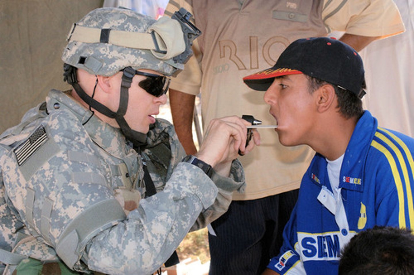 <p>military / army doctor</p>